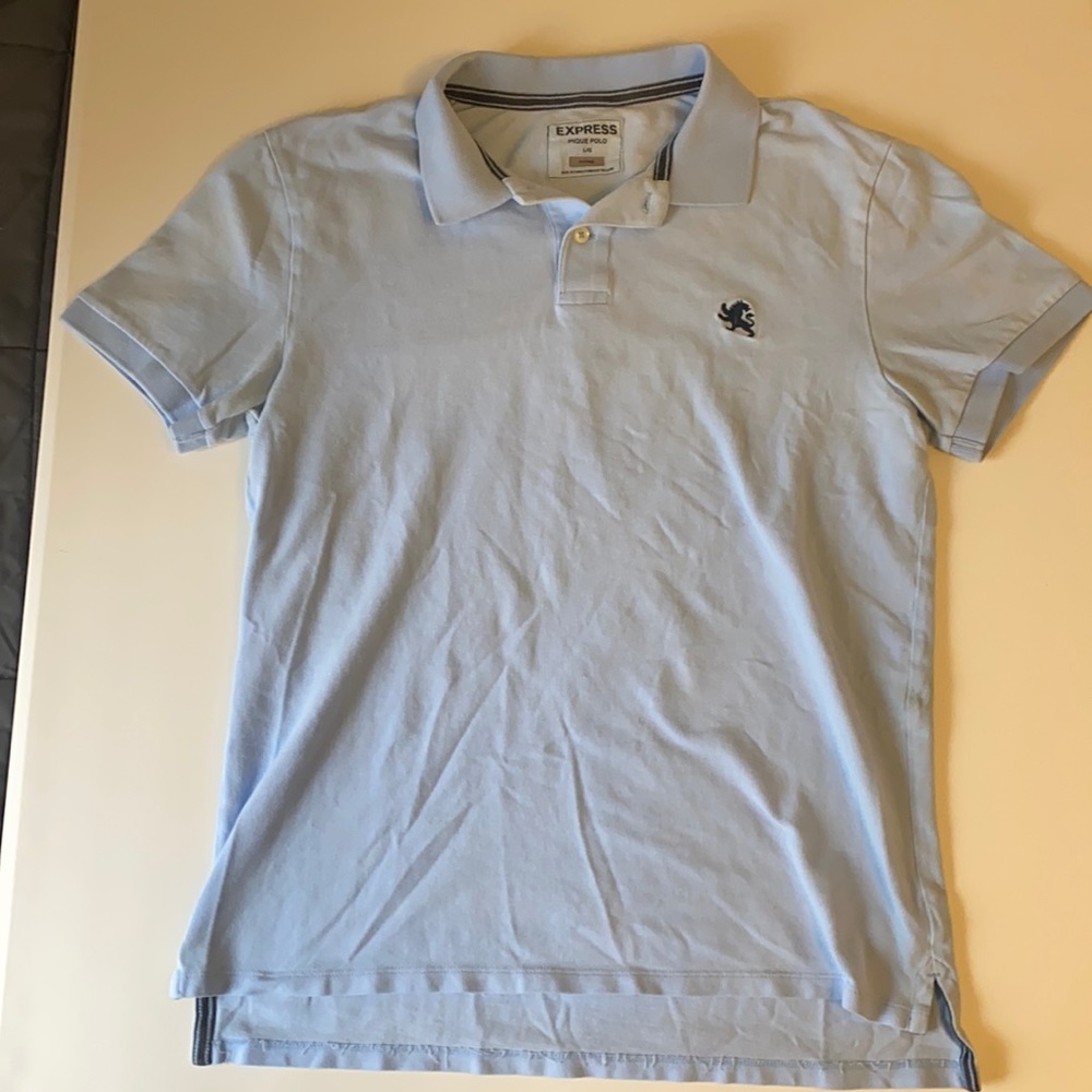 Express Polo Light Blue Large